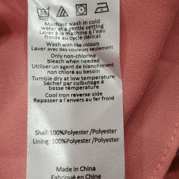 HALSTON LONG SLEEVE CORAL MINI DRESS SIZE LARGE seen in My One & Only Hallmark - Picture 11 of 13